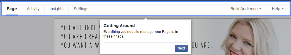 How to update your facebook page