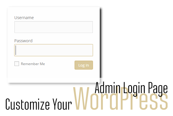 How to change your wordpress admin login