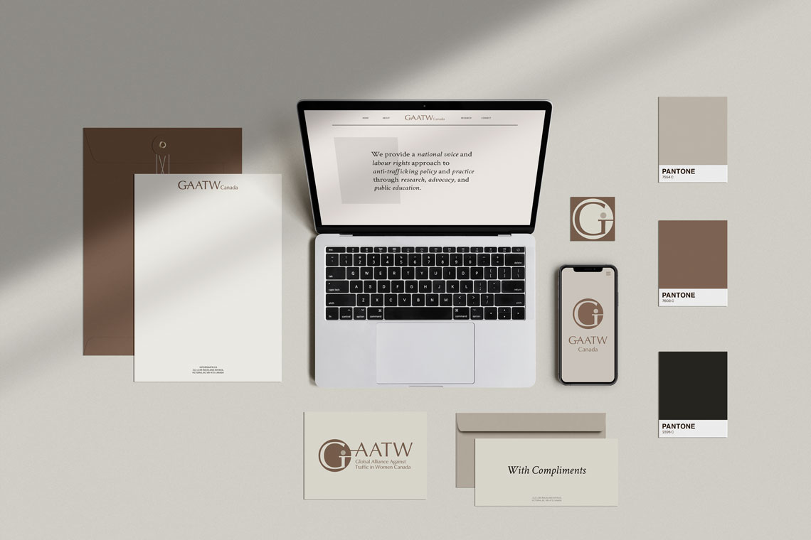 GAATW brand strategy, logo, and website design