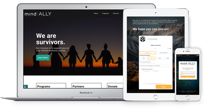 Jamie Leigh's non-profit brand strategy and website design portfolio | MindAlly